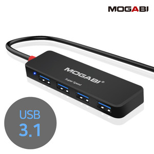[모가비] 4포트 USB 3.1 허브 MOG-072